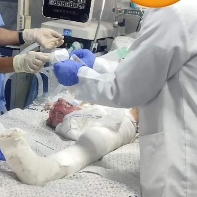 Nurse Hanadi in gaza