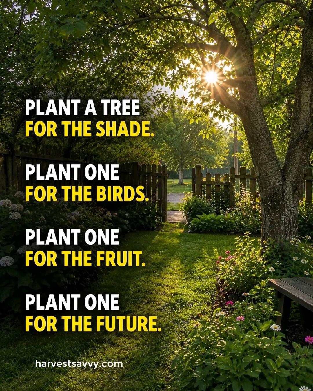 Plant a tree whenever it's possible with you ,such that we can make our planet a better place for living